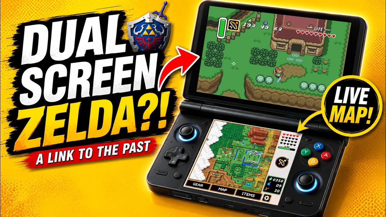 How to Play Dual-Screen Zelda: A Link to the Past on Android Handhelds