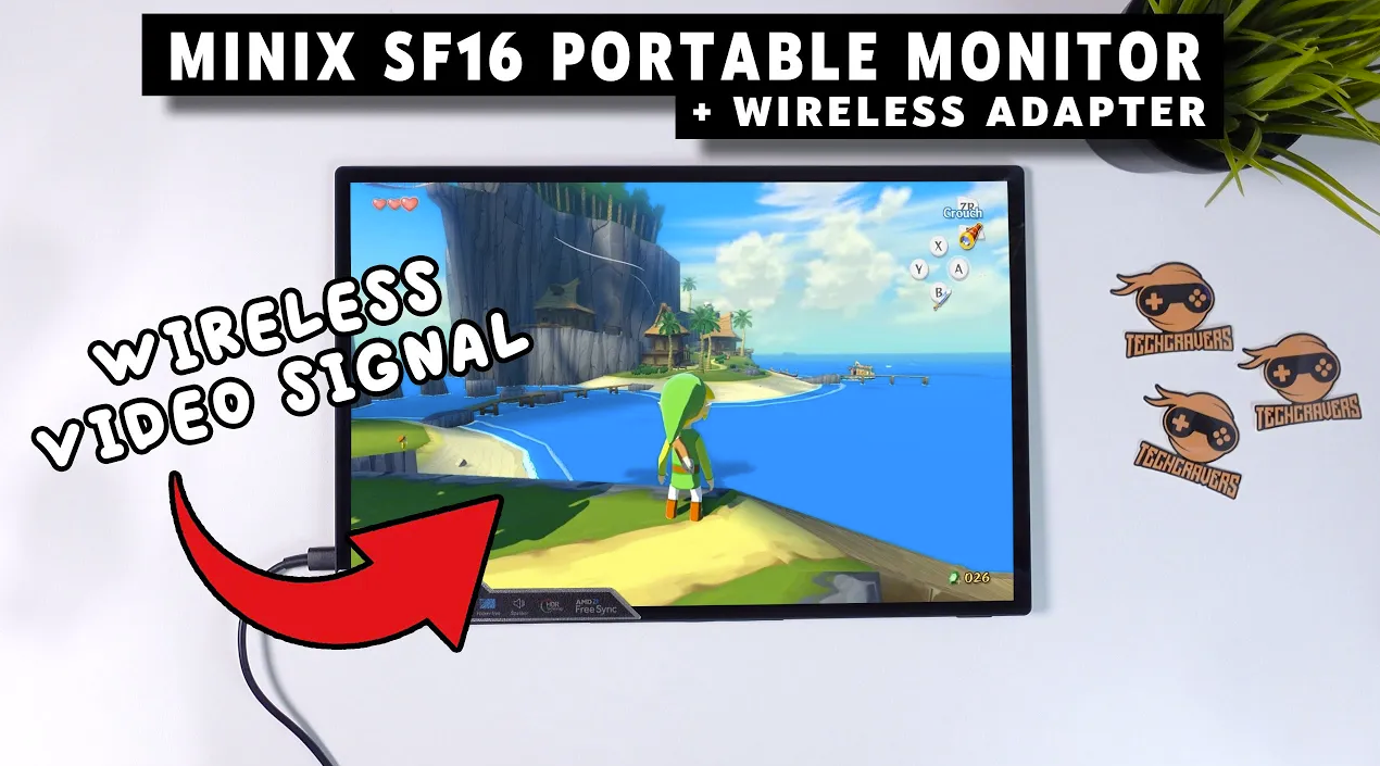 MINIX SF16 Monitor & Wireless HDMI Adapter