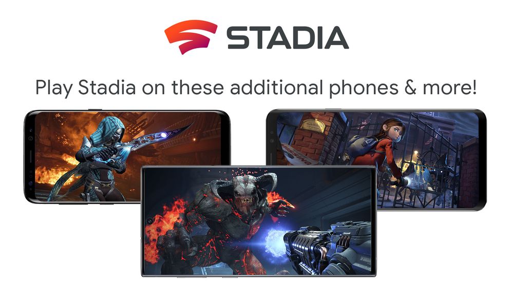 Google Stadia released on 18 new phones