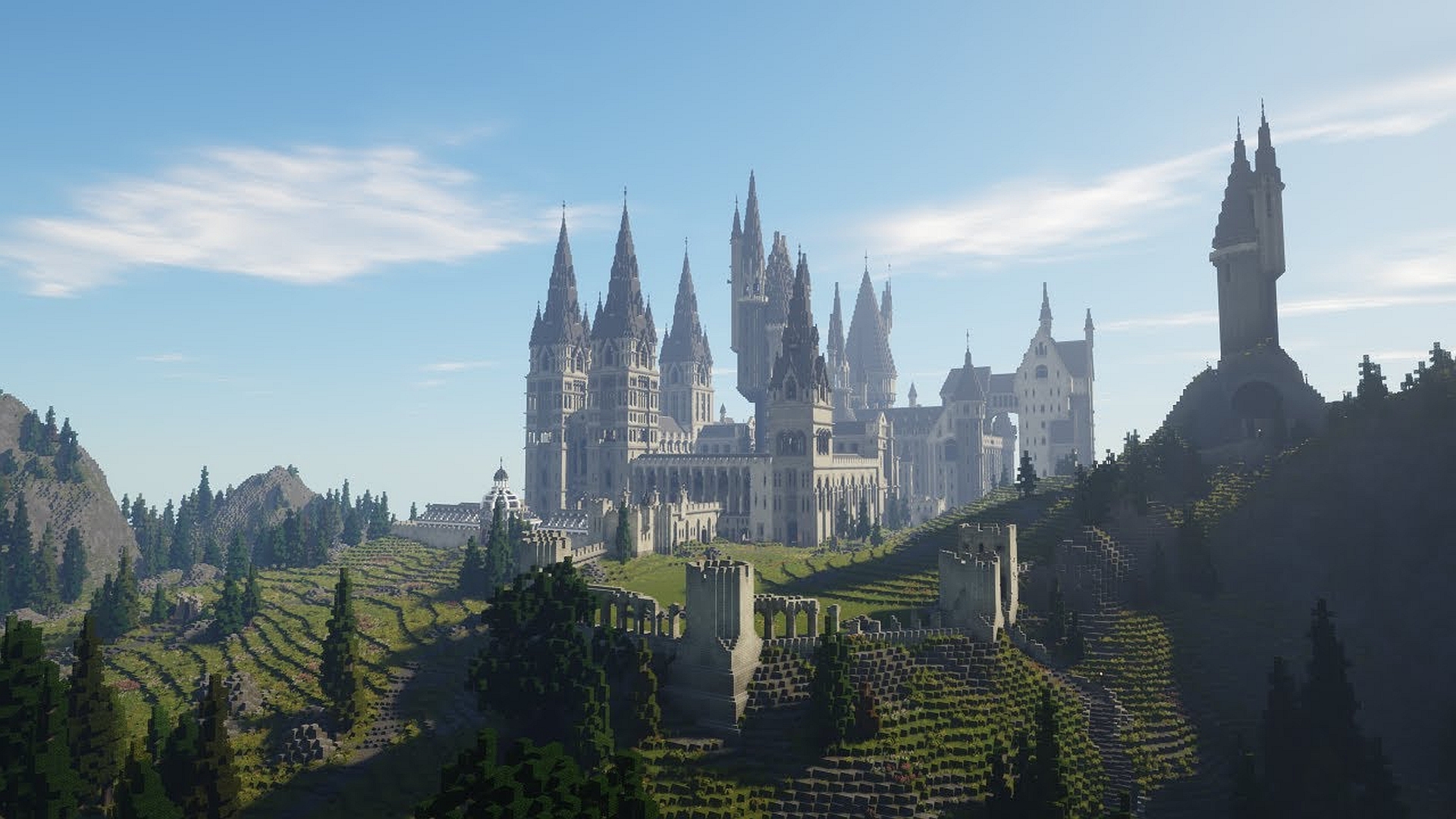 Harry Potter’s wonderful world carefully recreated in Minecraft