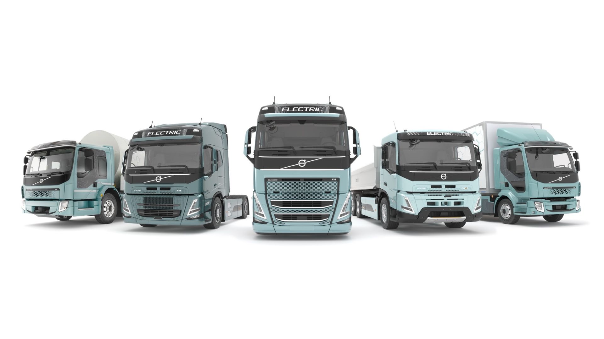 Volvo presents a complete range of electric trucks
