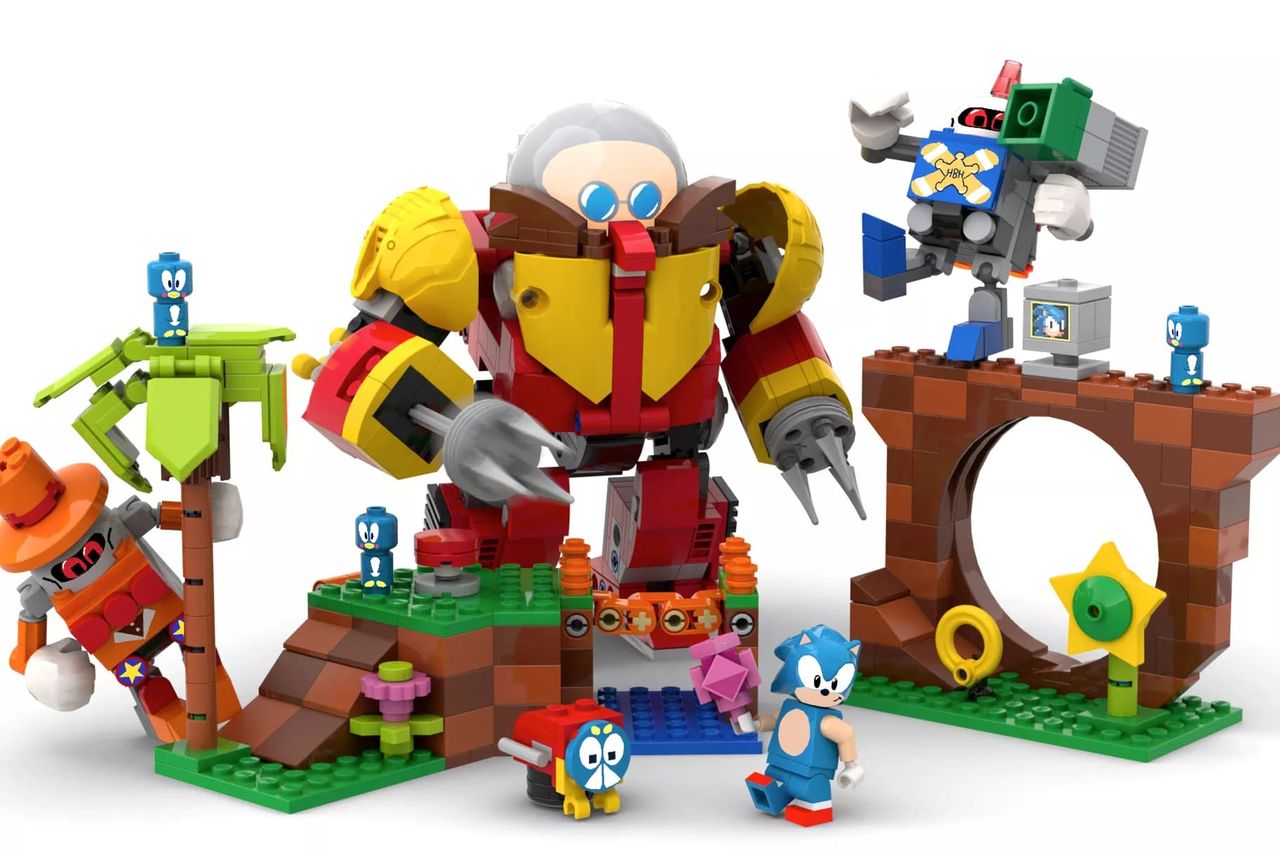 Lego makes a kit of Sonic Mania