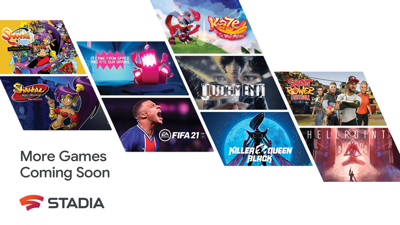 Over 100 titles will come to Stadia this year