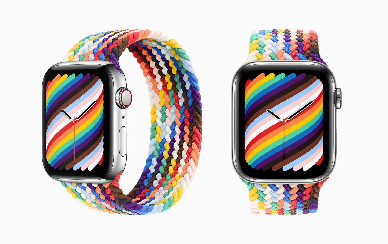 Apple releases new version of the pride bracelet for Apple Watch