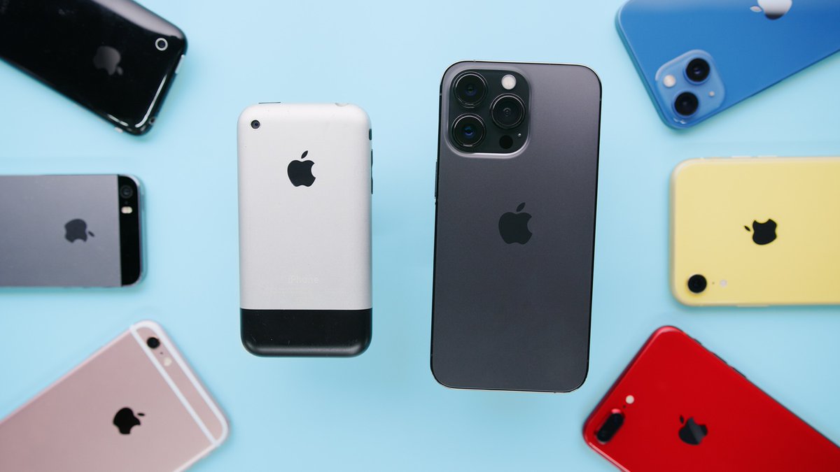 Marques Brownlee reviews all (33) iPhones that have ever been released