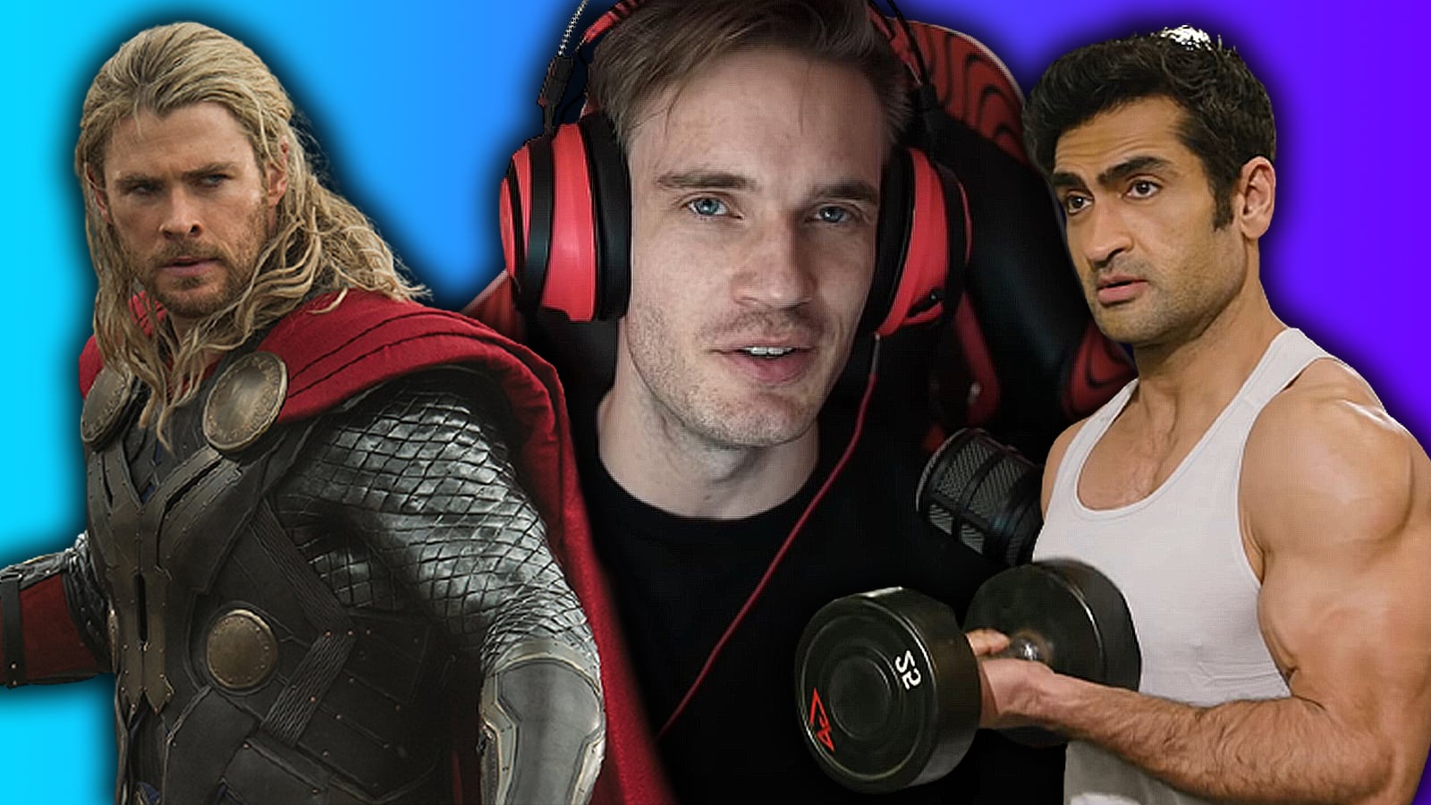 Pewdiepie Claims That Chris Hemsworth Uses Steroids
