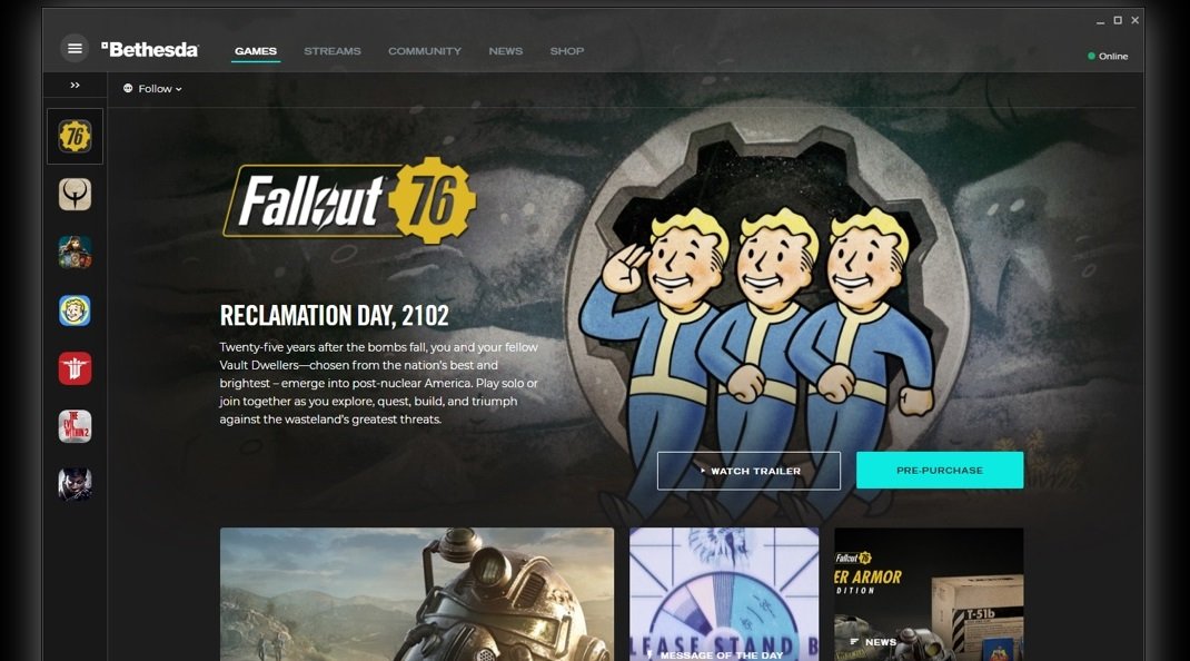 Bethesda Scraps Its Launcher And Returns To Steam