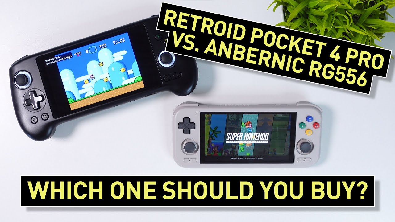 Retroid Pocket 4 Pro vs. Anbernic RG556