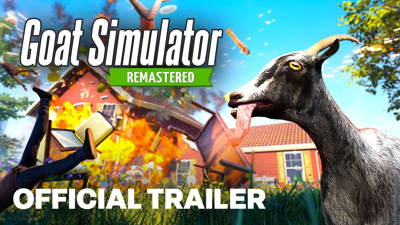 Goat Simulator Remastered Announced with Hilarious Gamescom Trailer