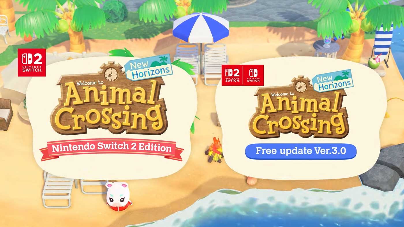 Animal Crossing: New Horizons Gets a Switch 2 Upgrade