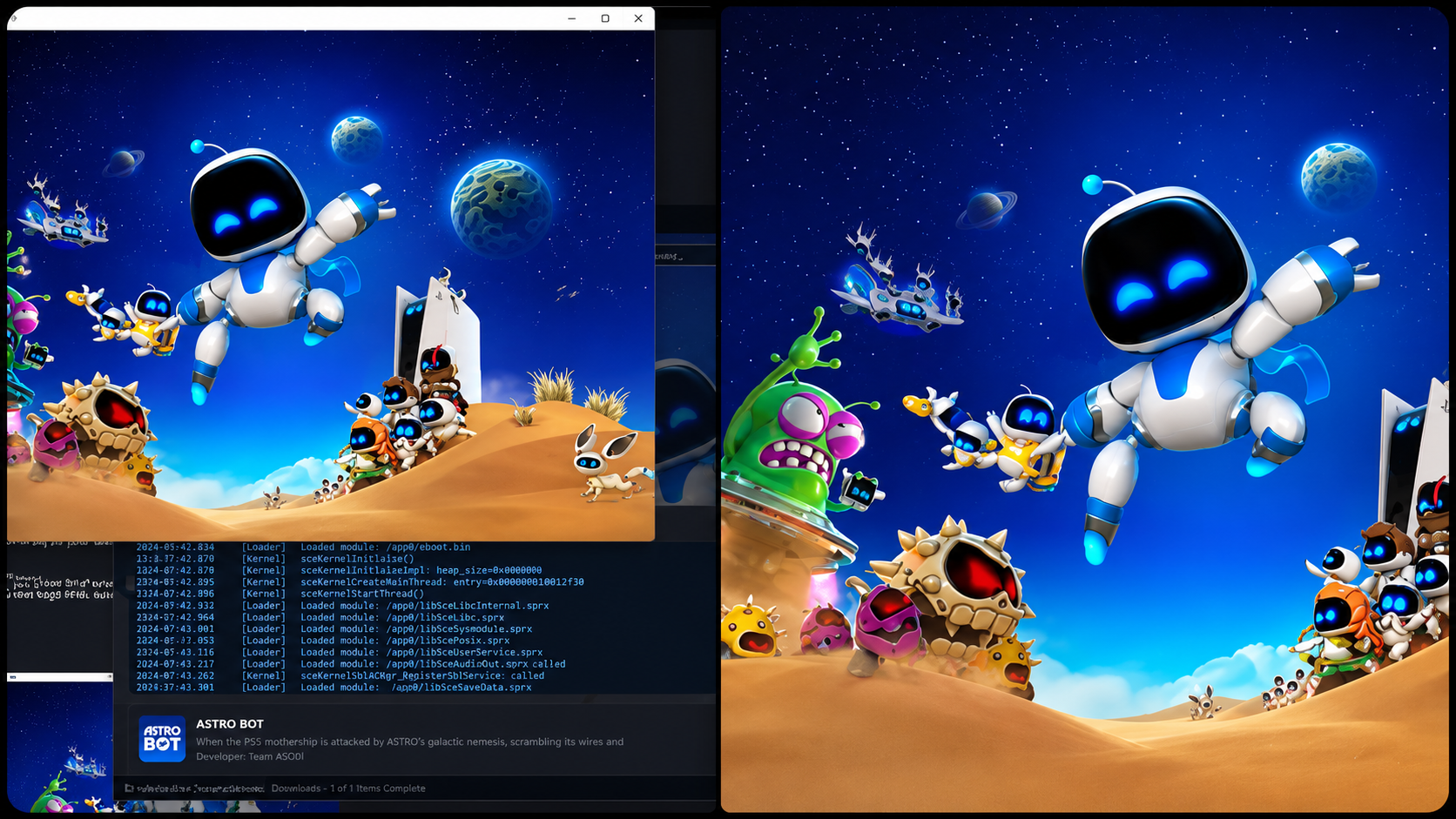 Astro Bot Boots on PC Through Experimental PS5 Emulator